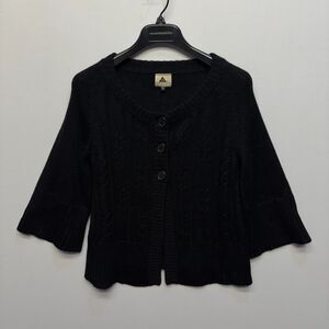 Alpaca International Women Size S/M 100% Baby Alpaca Cardigan Sweater D110 -18